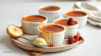 Bake Creamy Crème Brûlée with Caramel Top