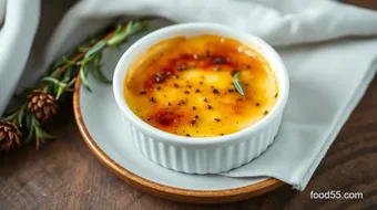 Bake Savory Crème Brûlée with Herbs recipe card