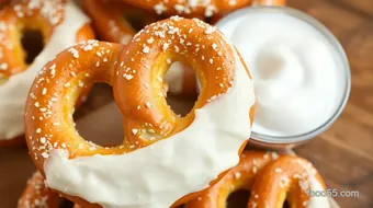 Bake Yogurt Pretzels - Quick & Delicious Treat recipe card