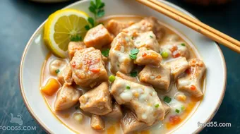 Braise Tender Pork in Creamy Coconut Joy recipe card