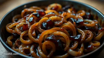 How to Make Amazing Caramelized Cippolini Onions with Balsamic Glaze recipe card