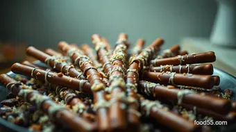 Sweet & Salty Chocolate Pretzel Rods: A Family Favorite Recipe recipe card