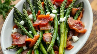 Easy Stovetop Asparagus with Crispy Prosciutto Author: Tracey Hatch-Rizzi recipe card