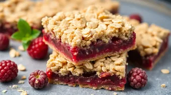 Freeze Dried Raspberries: 5 Easy Ways to Make Delicious Crumble Bars! recipe card