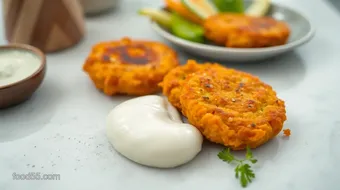 Fry Carrot Potato Fritters in 30 Minutes