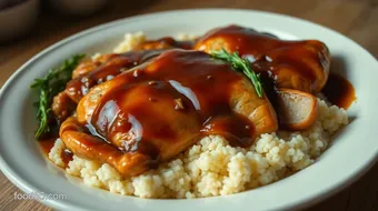 How My Grandmother's A1 Steak Sauce Glazed Chicken is Gluten-Free recipe card