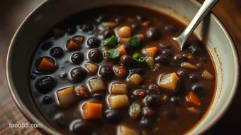 My Easy & Delicious Panera Bread Black Bean Soup Recipe recipe card