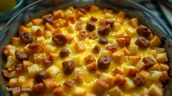 Easy & Delicious Paula Deen Breakfast Casserole: A Family Favorite recipe card