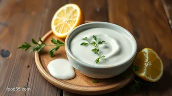 Quick Crème Fraiche Dressing with Lemon