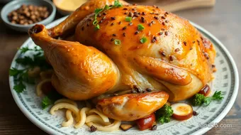 Roasted Turkey with Miso Flavor Delight recipe card