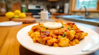 Sauté Spicy Hash Browns with Paprika