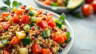 Savor Spiced Quinoa Salad - Quick & Healthy recipe card