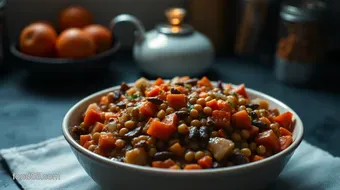 Savory Lentil Shepherd's Pie: A Heartwarming Twist on Comfort Food recipe card