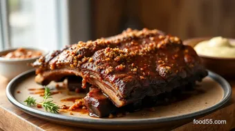 Smoked Beef Ribs with Flavorful Crust