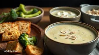 Stovetop Broccoli Almond Soup - Creamy