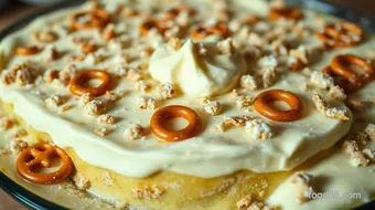 My Family's Favourite Jello Pretzel Dessert: Easy & Delicious! recipe card