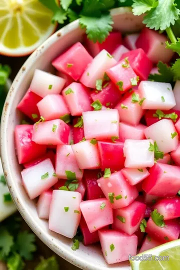 5 Easy Ways to Make Radish Salsa with Cilantro (Keto and Low-FODMAP) presentation