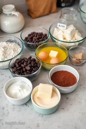 Chocolate Peanut Butter Brownies ingredients