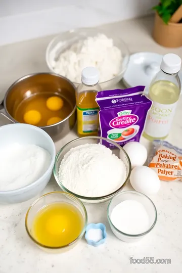 Bake Fluffy Chiffon Cupcakes! ingredients