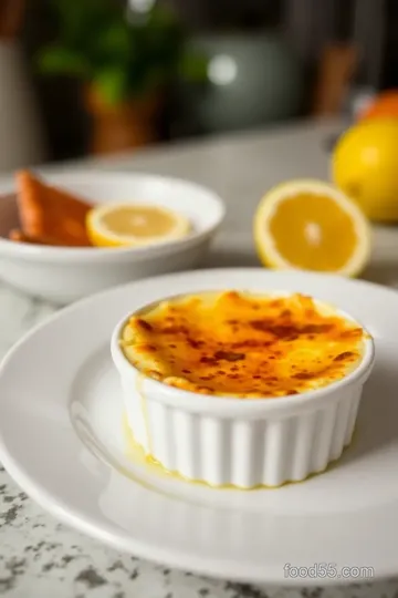 King Crab Brûlée steps