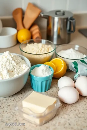 Gatsby Lemon Cakes ingredients