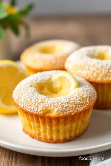 Gatsby Lemon Cakes presentation