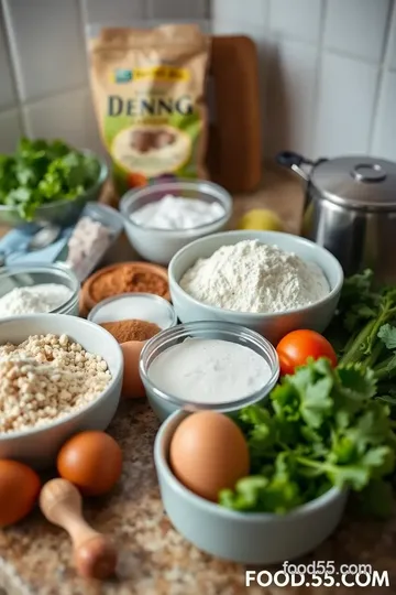 Savory Toddler-Friendly Veggie Muffins ingredients