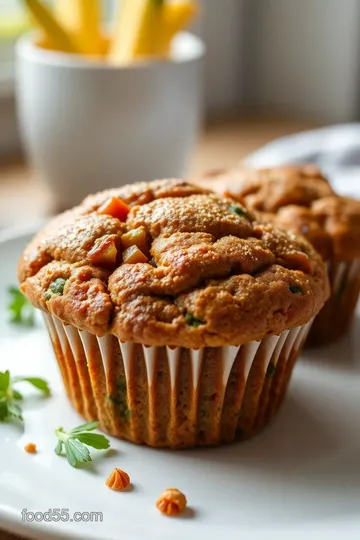 Savory Toddler-Friendly Veggie Muffins presentation