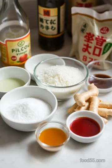 Beni Shoga: Vibrant Japanese Pickled Ginger ingredients