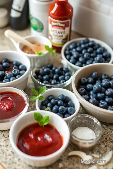 Blueberry BBQ Sauce (Sugar-free and FODMAP-friendly) ingredients