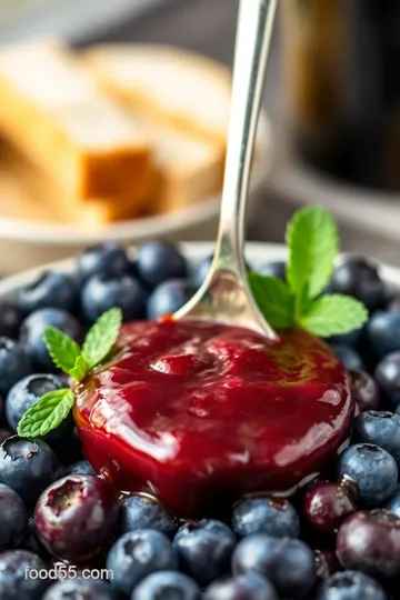 Blueberry BBQ Sauce (Sugar-free and FODMAP-friendly) presentation