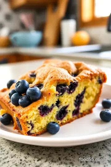 Blueberry Bliss: Fluffy Coffee Cake with a Sweet Crumb Topping steps