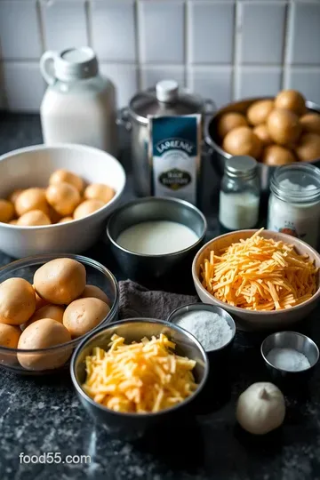 Cheesy Potato Delight: A Comfort Food Classic ingredients