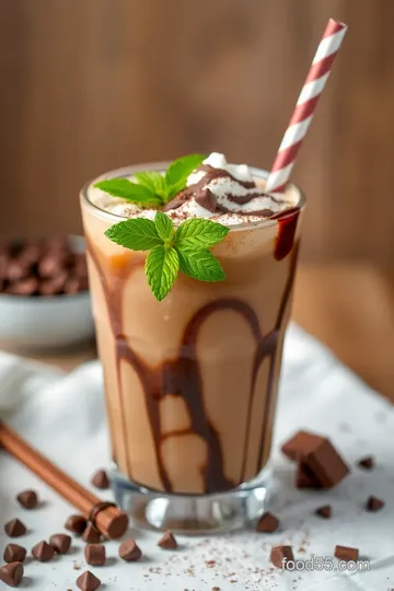 Iced Mochaccino Recipe presentation