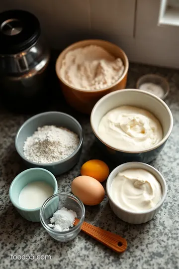 Chocolate Almond Flour Mug Cake ingredients