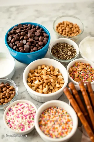 Chocolate-Dipped Pretzel Rods: Sweet & Salty Delight ingredients