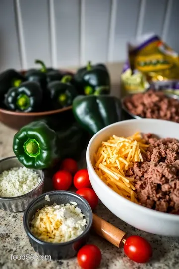 Classic Chile Relleno: Stuffed Peppers With a Kick ingredients