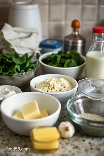 Classic Creamed Spinach: A Velvety Delight ingredients