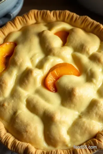 Classic Easy Peach Pie presentation