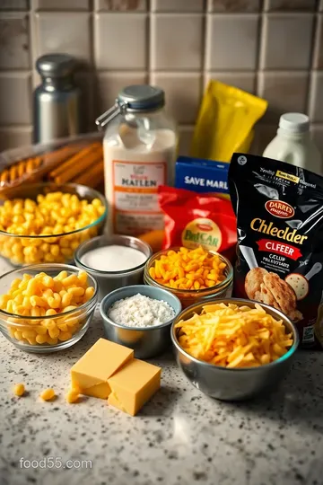 Classic Old-Fashioned Mac and Cheese ingredients