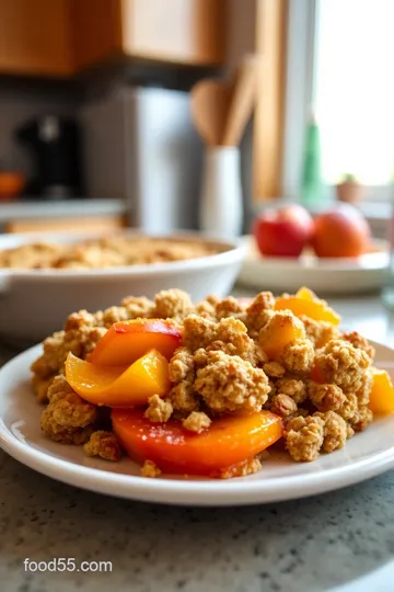 Classic Peach Crumble: A Sweet Summer Delight steps