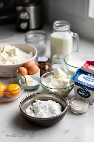 Coffee Filter Crepes with Sweet Ricotta Filling ingredients