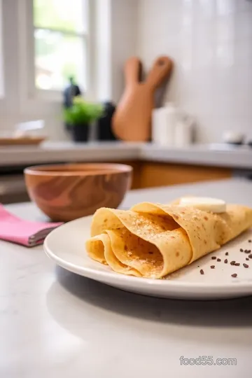 Coffee Filter Crepes with Sweet Ricotta Filling steps