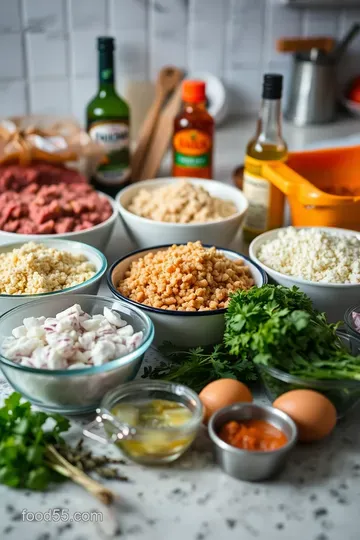 Comforting Stuffing Stuffed Meatloaf ingredients