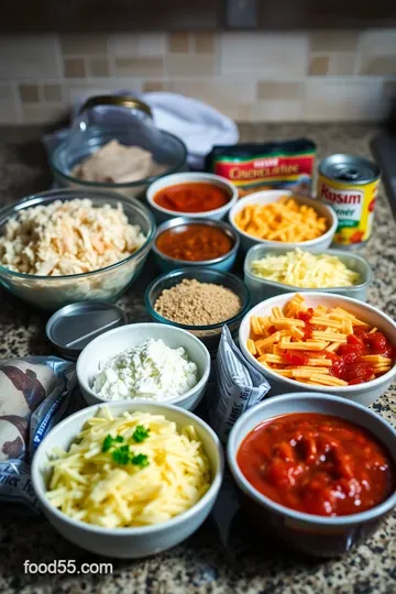 Creamy Delight: Cream Cheese Chicken Enchiladas ingredients