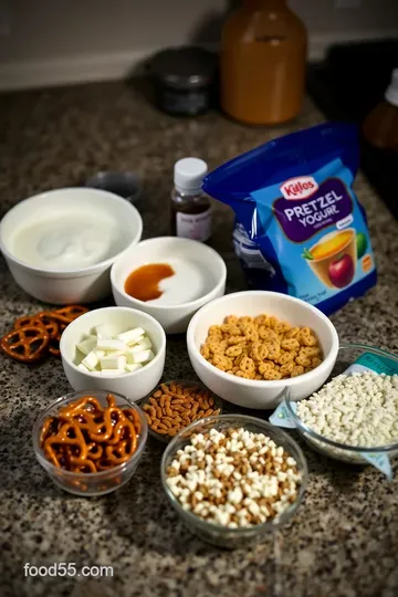 Creamy Dreamy Yogurt Covered Pretzels ingredients
