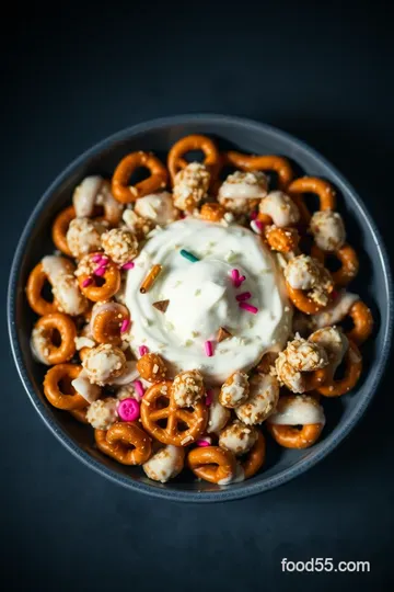 Creamy Dreamy Yogurt Covered Pretzels presentation