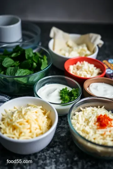 Creamy Espinaca Dip with a Zesty Twist ingredients