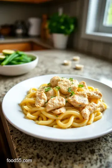Creamy Garlic Chicken and Spinach Pasta steps