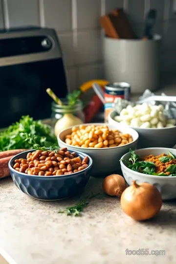 Creamy Great Northern Bean Stew with Smoky Chorizo ingredients